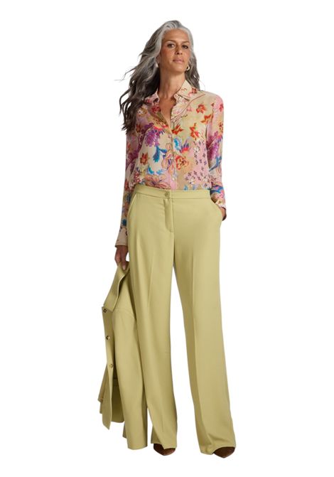 Pantalone Elena Mirò donna P188P100475N 0A5 Performance Verde chiaro  ELENA MIRO | Pantalone | P188P100475N0A5