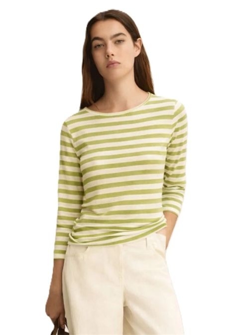 T-shirt Emme di Marella donna COSETTA001 Righe Verde EMME DI MARELLA | T-shirt | COSETTA001
