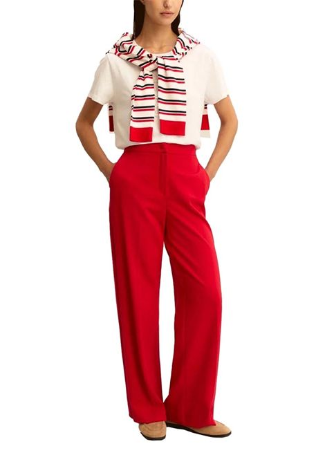 Pantalone Emme di Marella donna PALACE 002 Rosso EMME DI MARELLA | Pantalone | PALACE002