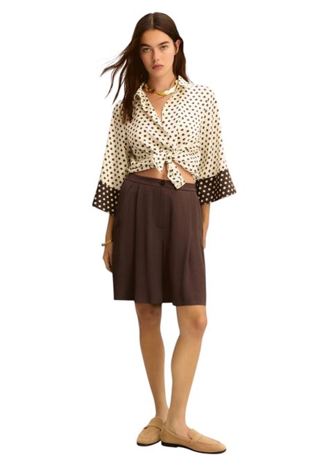 Camicia Emme di Marella donna SEVERO007 fantasia con rombi Burro EMME DI MARELLA | Camicia | SEVERO007