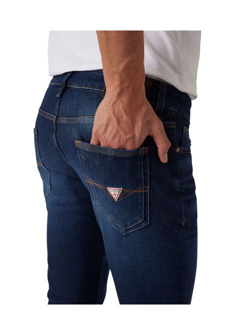 Jeans Guess uomo M2YAN1D4Q41 2CRD Miami skinny Blu scuro GUESS | Jeans | M2YAN1D4Q41JEANS