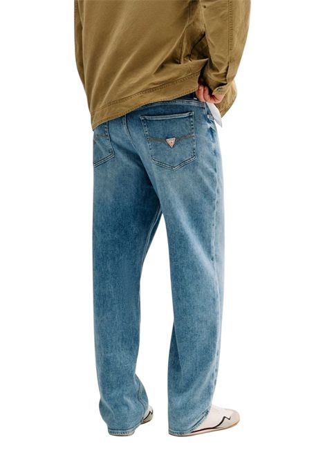 Jeans Guess uomo M6RA0PD0618 C1RN Jett a gamba larga Azzurro GUESS | Jeans | M6RA0PD0618C1RN