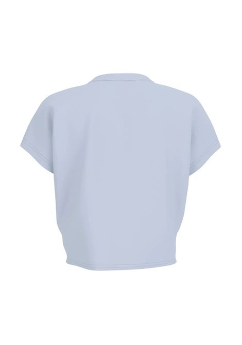 T-shirt Guess donna W6GI31K3224 A719 logo con paillettes Bianco Daring Ocean Cielo GUESS | T-shirt | W6GI31K3224A719