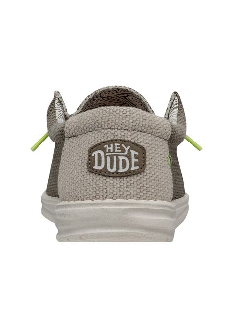 Mocassini Hey Dude uomo 40003 2BS Wally Braided Fossil Talpa HEY DUDE | Mocassini | 40003FOSSIL