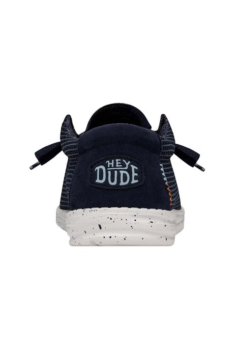 Mocassini Hey Dude uomo 40403 410 Wally Sport Mesh Blu Navy HEY DUDE | Mocassini | 40403NAVY