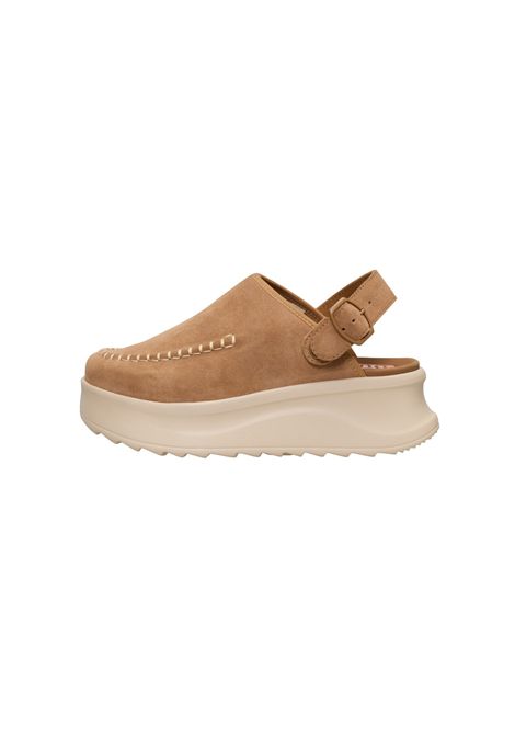 Sandali Hey Dude donna 40003 256 Delray Clog Suede Tan Marrone chiaro HEY DUDE | Sandalo | 44259TAN