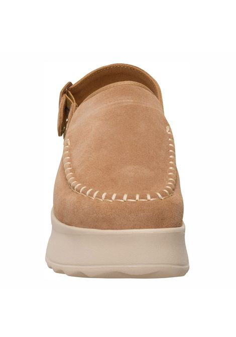 Sandali Hey Dude donna 40003 256 Delray Clog Suede Tan Marrone chiaro HEY DUDE | Sandalo | 44259TAN