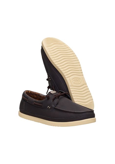 Mocassini Hey Dude uomo 45139 2ID Harbor Lo Classic Brown Marrone HEY DUDE | Mocassini | 45139BROWN