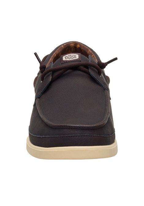 Mocassini Hey Dude uomo 45139 2ID Harbor Lo Classic Brown Marrone HEY DUDE | Mocassini | 45139BROWN