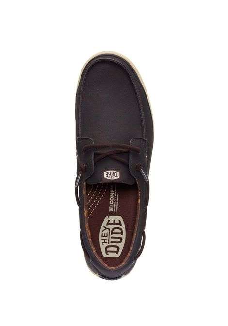 Mocassini Hey Dude uomo 45139 2ID Harbor Lo Classic Brown Marrone HEY DUDE | Mocassini | 45139BROWN