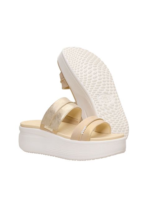 Sandali Hey Dude donna 45256 105 Austin Slide Classics Champagne Metallic HEY DUDE | Sandalo | 45256CHAMPAGNE