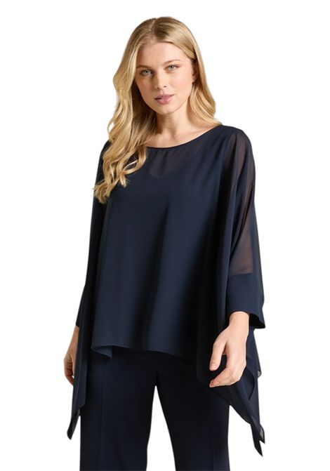 Blusa Luisa Viola donna 2240F001869N 034 Mara Venier Blu LUISA VIOLA | Blusa | 2240F001869N034