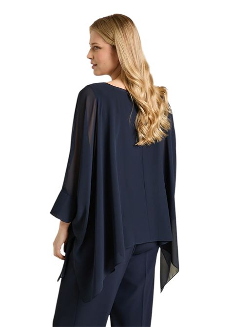 Blusa Luisa Viola donna 2240F001869N 034 Mara Venier Blu LUISA VIOLA | Blusa | 2240F001869N034