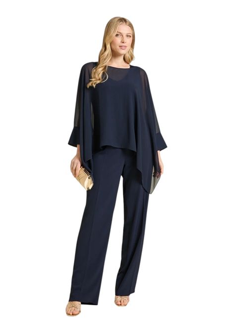 Blusa Luisa Viola donna 2240F001869N 034 Mara Venier Blu LUISA VIOLA | Blusa | 2240F001869N034