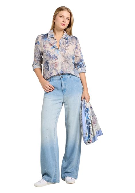 Camicia Luisa Viola donna 5003F000832N002 Mara Venier Crema LUISA VIOLA | Camicia | 5003F000832N002