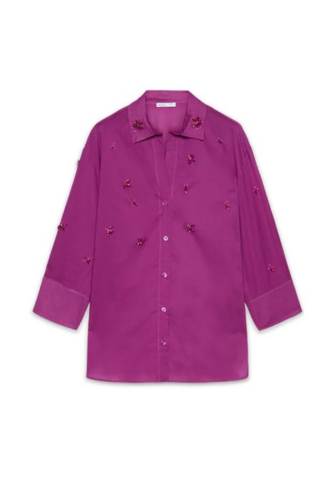 Camicia Luisa Viola donna 5005F000835N 019 Performance Fucsia LUISA VIOLA | Camicia | 5005F000835N019