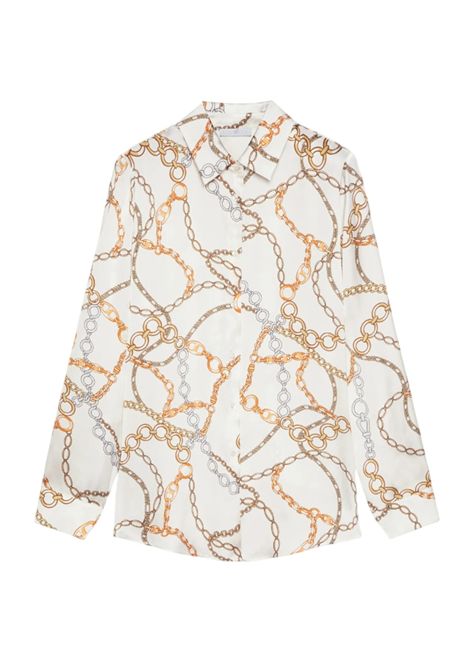 Camicia Luisa Viola donna 5039F000808N041 Performance Collection bianco fantasia  LUISA VIOLA | Camicia | 5039F000808N041