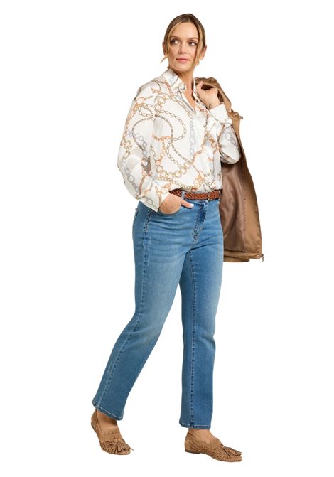 Camicia Luisa Viola donna 5039F000808N041 Performance Collection bianco fantasia  LUISA VIOLA | Camicia | 5039F000808N041