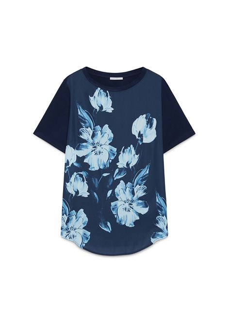 T-shirt Luisa Viola donna G00BL008719N 034 Performance Fantasia Blu Azzurro LUISA VIOLA | T-shirt | G00BL008719N034