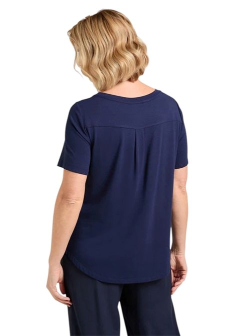 T-shirt Luisa Viola donna G00BL008719N 034 Performance Fantasia Blu Azzurro LUISA VIOLA | T-shirt | G00BL008719N034