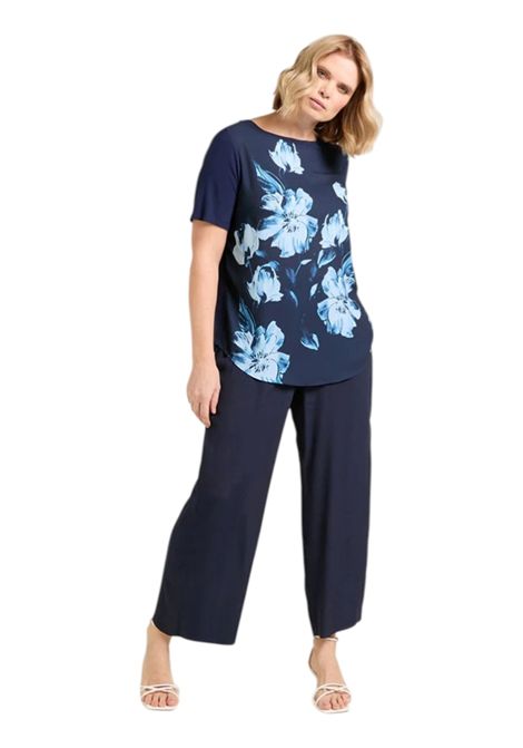 T-shirt Luisa Viola donna G00BL008719N 034 Performance Fantasia Blu Azzurro LUISA VIOLA | T-shirt | G00BL008719N034