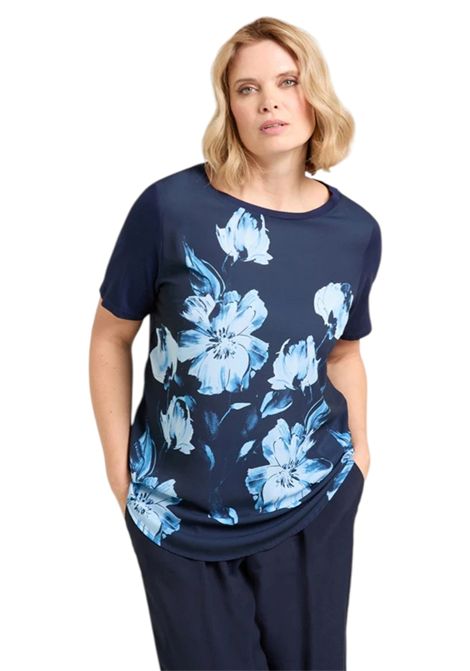 T-shirt Luisa Viola donna G00BL008719N 034 Performance Fantasia Blu Azzurro LUISA VIOLA | T-shirt | G00BL008719N034