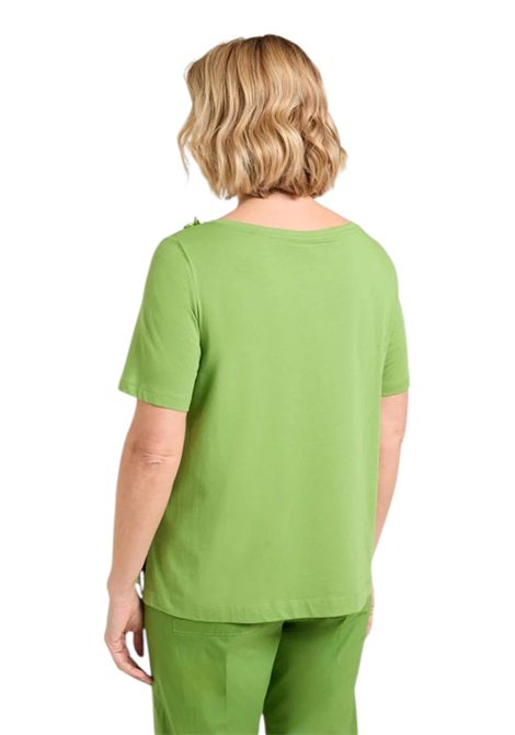 T-shirt Luisa Viola donna G087L008707N 015 Performance Verde LUISA VIOLA | T-shirt | G087L008707N015