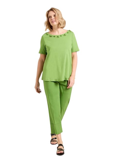 T-shirt Luisa Viola donna G087L008707N 015 Performance Verde LUISA VIOLA | T-shirt | G087L008707N015