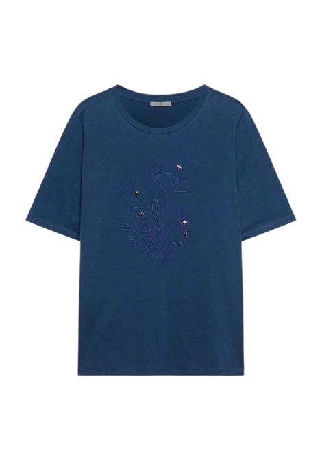 t-shirt ricamata donna LUISA VIOLA | T-shirt | G282L008614N034
