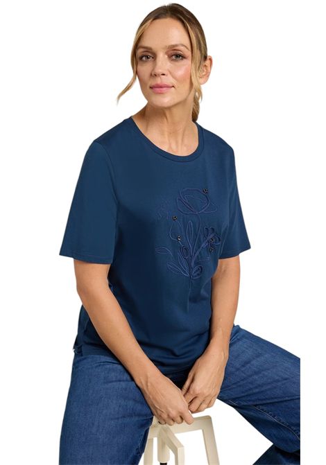 t-shirt ricamata donna LUISA VIOLA | T-shirt | G282L008614N034
