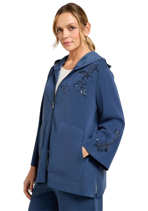Felpa Luisa Viola donna G849L008654N 034 Mara Venier Blu LUISA VIOLA | Felpa | G849L008654N034