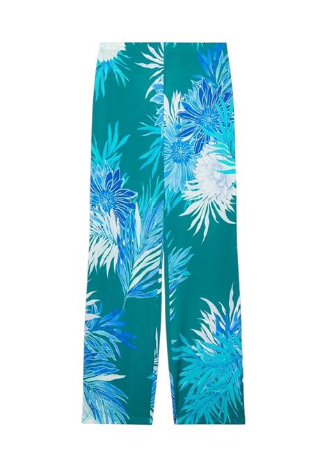 Pantalone Luisa Viola donna P801F001981N 001 Performance Verde Smeraldo LUISA VIOLA | Pantalone | P801F001981N001