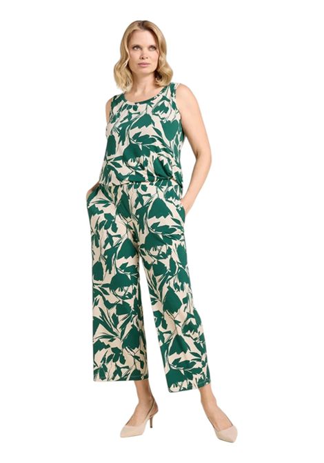 Pantalone Luisa Viola donna P806F001996N 001 Performance Beige Verde LUISA VIOLA | Pantalone | P806F001996N001