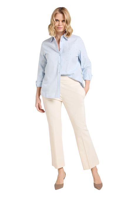 Pantalone Luisa Viola donna P878F001931N0C1 Pull on Mara Venier Avorio  LUISA VIOLA | Pantalone | P878F001931N0C1