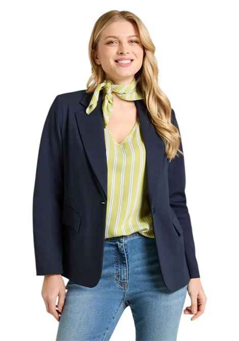 Giacca Luisa Viola donna R826F001070N 034 Performance Blu LUISA VIOLA | Giacca | R826F001070N034