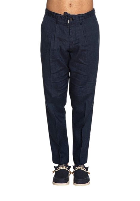 Pantalaccio Markup uomo MK15109 Carter Linen Blu MARK-UP | Pantalone | MK15109BLU