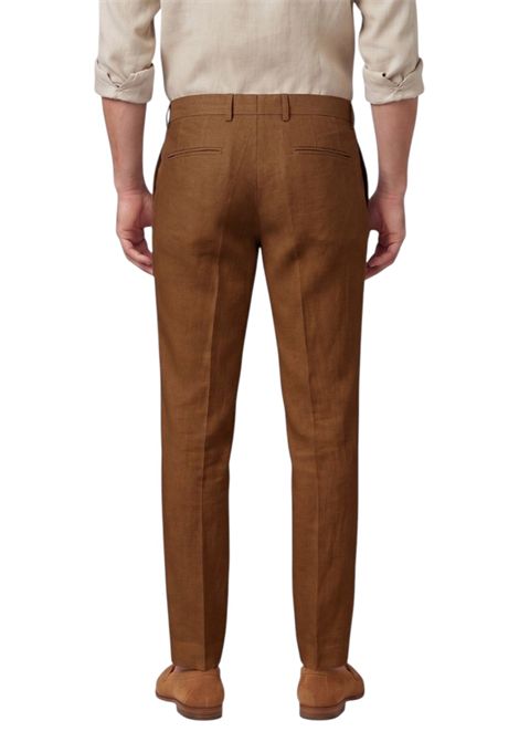 Pantalaccio Markup uomo MK15109 Carter Linen Tabacco MARK-UP | Pantalone | MK15109TABACCO