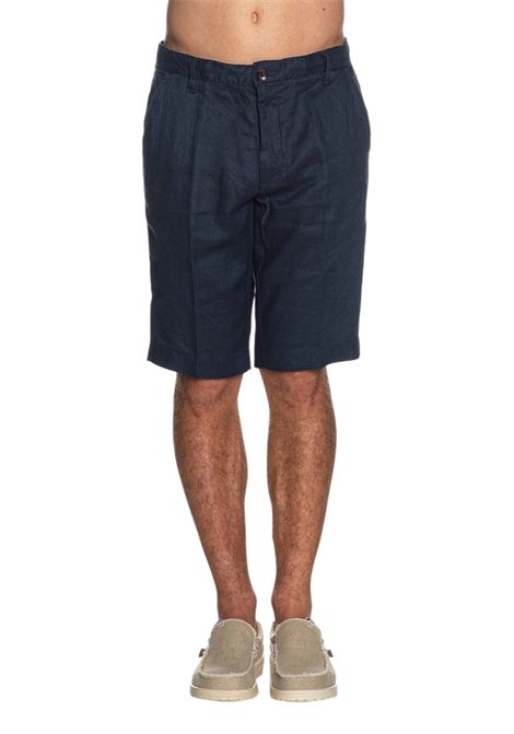 Bermuda Markup uomo MK15203 Reg Linen modello chino Blu navy MARK-UP | Bermuda | MK15203BLU