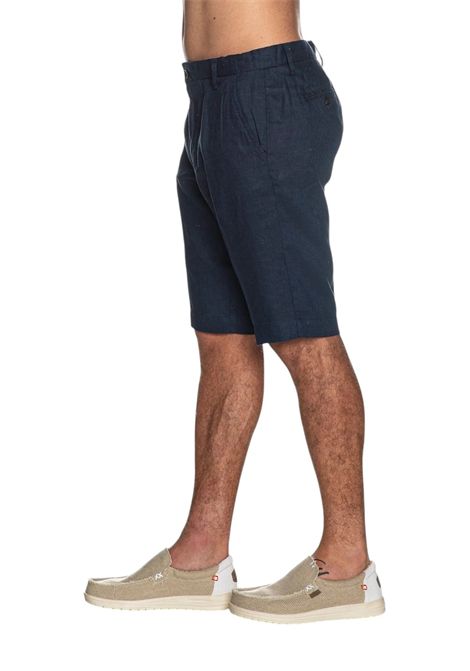 Bermuda Markup uomo MK15203 Reg Linen modello chino Blu navy MARK-UP | Bermuda | MK15203BLU