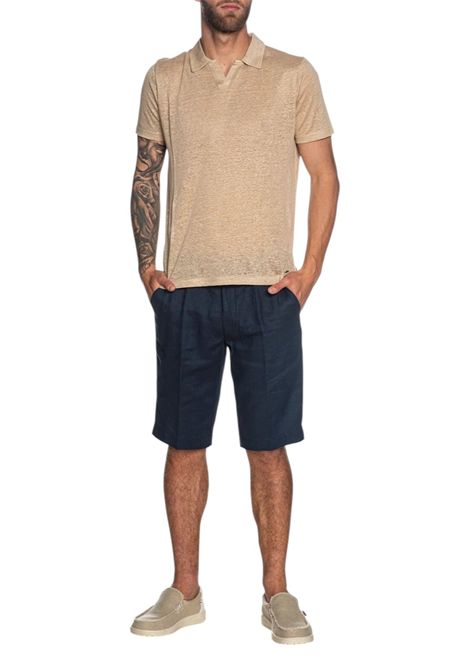 Bermuda Markup uomo MK15203 Reg Linen modello chino Blu navy MARK-UP | Bermuda | MK15203BLU