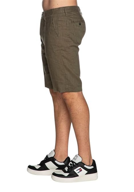 Bermuda Markup uomo MK15203 Reg Linen modello chino Verde militare MARK-UP | Bermuda | MK15203MILITARE