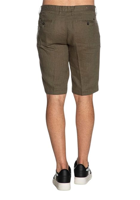 Bermuda Markup uomo MK15203 Reg Linen modello chino Verde militare MARK-UP | Bermuda | MK15203MILITARE