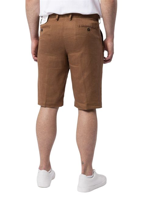 Bermuda Markup uomo MK15203 Reg Linen modello chino Tabacco MARK-UP | Bermuda | MK15203TABACCO