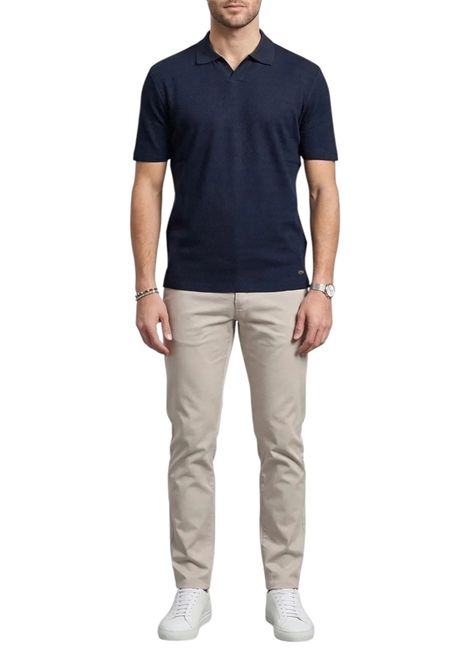 Polo Markup uomo MK1910080 Derby tessuto texturizzato Blu MARK-UP | Polo | MK1910080BLU
