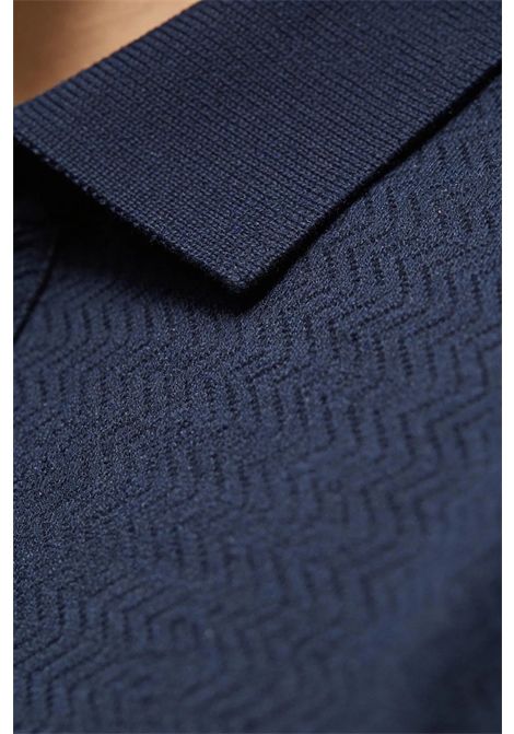 Polo Markup uomo MK1910080 Derby tessuto texturizzato Blu MARK-UP | Polo | MK1910080BLU