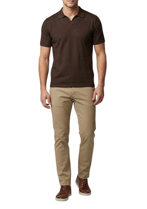 Polo Markup uomo MK1910080 Derby tessuto texturizzato Marrone MARK-UP | Polo | MK1910080MORO