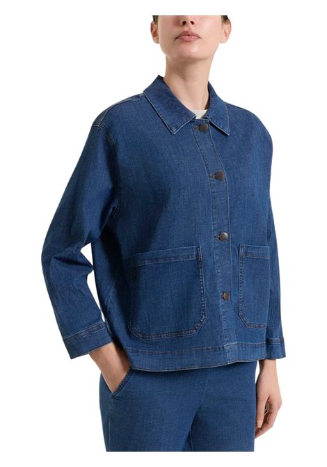 Giubbino Ragno donna DN18GB 007 Jeans Light Denim Blu RAGNO | Giubbino | DN18GB007