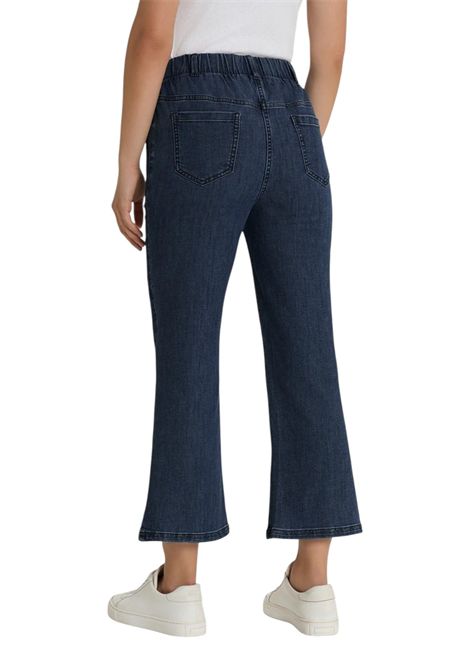 Jeans Ragno donna DS88PM 716 cropped a zampa in Light Denim Indigo RAGNO | Jeans | DS88PM716
