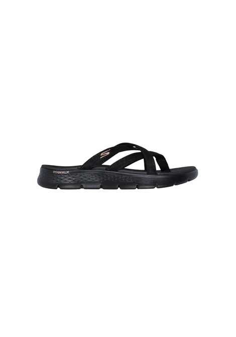 Sandali Skechers donna 141461 BBK Go Walk Flex Ssselena Nero SKECHERS | Sandalo | 141461BBK