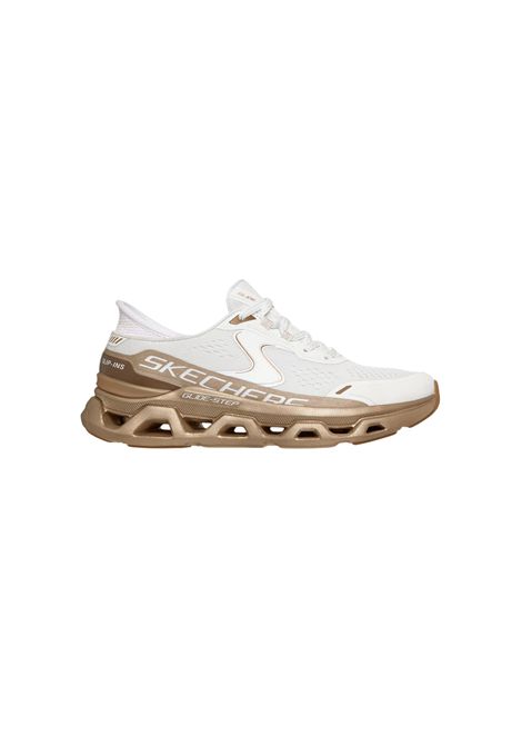 Sneakers Skechers donna Slip ins Glide 150514WGD Step Altus Starlight Bianco Oro SKECHERS | Scarpa | 150514WGD